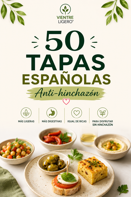 + 50 Tapas Españolas Anti-Hinchazón
